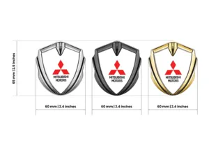 Mitsubishi Emblema Silicona Insignia Experta Estilo Inox